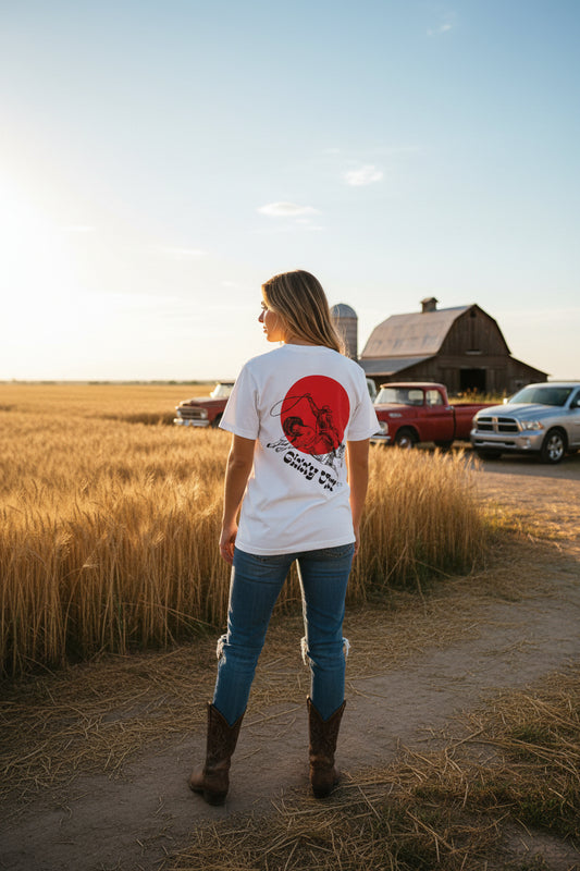 Giddy Up! Rodeo Pocket T-Shirt