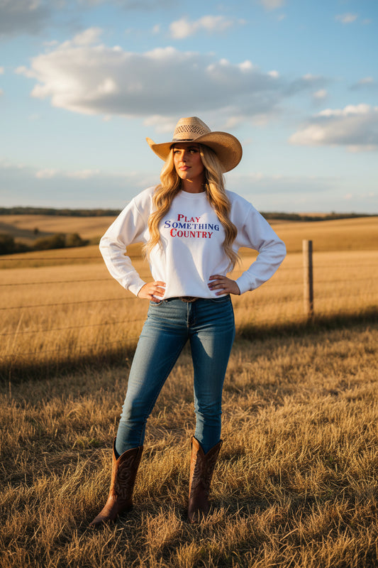 'Play Something Country' Crewneck